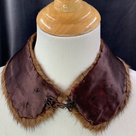 Vintage Genuine Real Fur Collar - Picture 4 of 4